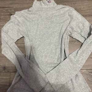 Polo by Ralph Lauren Light Gray Long Sleeve Turtleneck